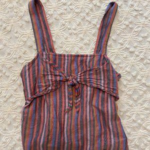 Madewell striped tank top